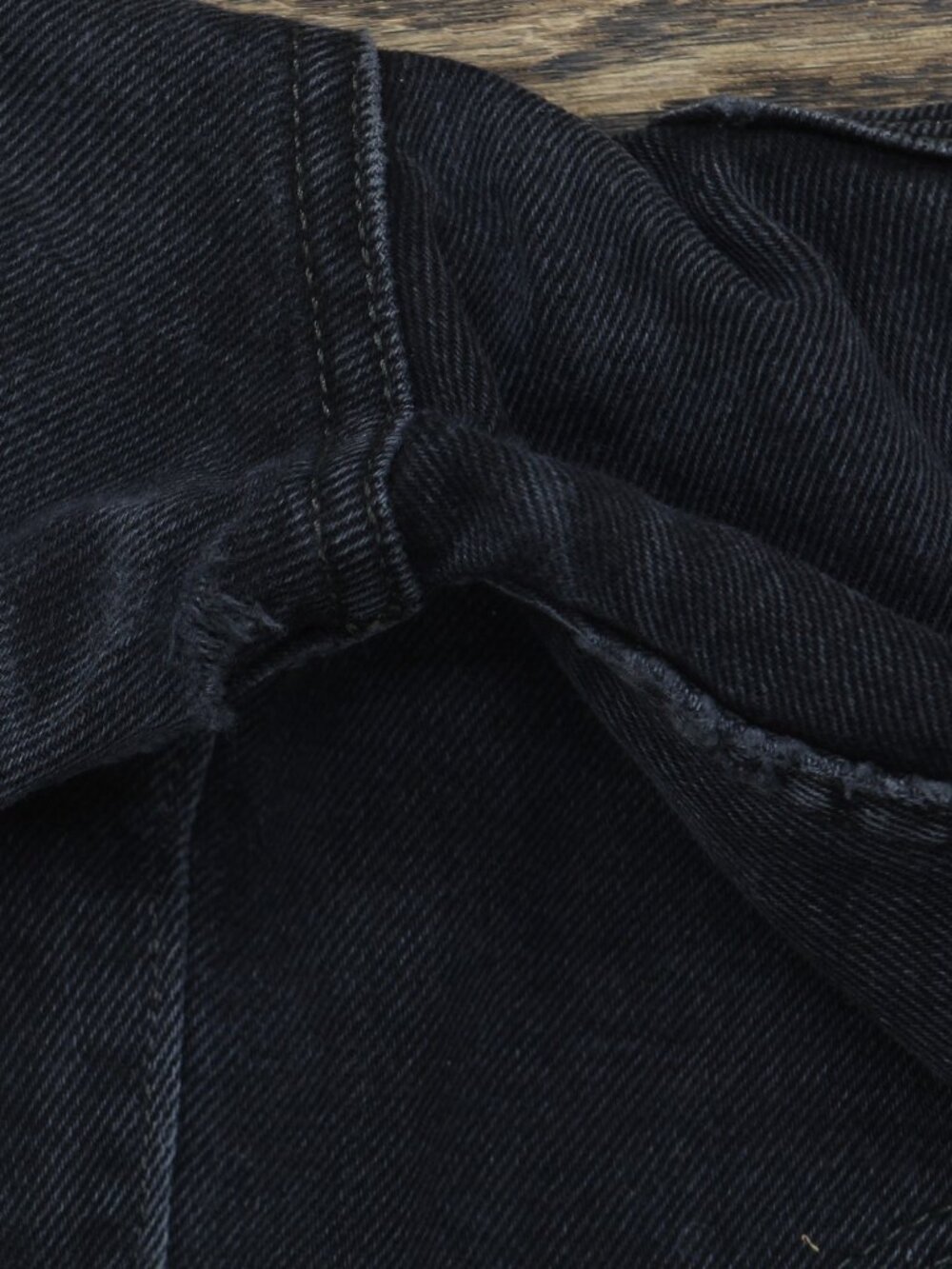 Levi'S Black Levi S Distressed Upcycle Straight Leg 505 Jeans Wash - Picture 4 of 8
